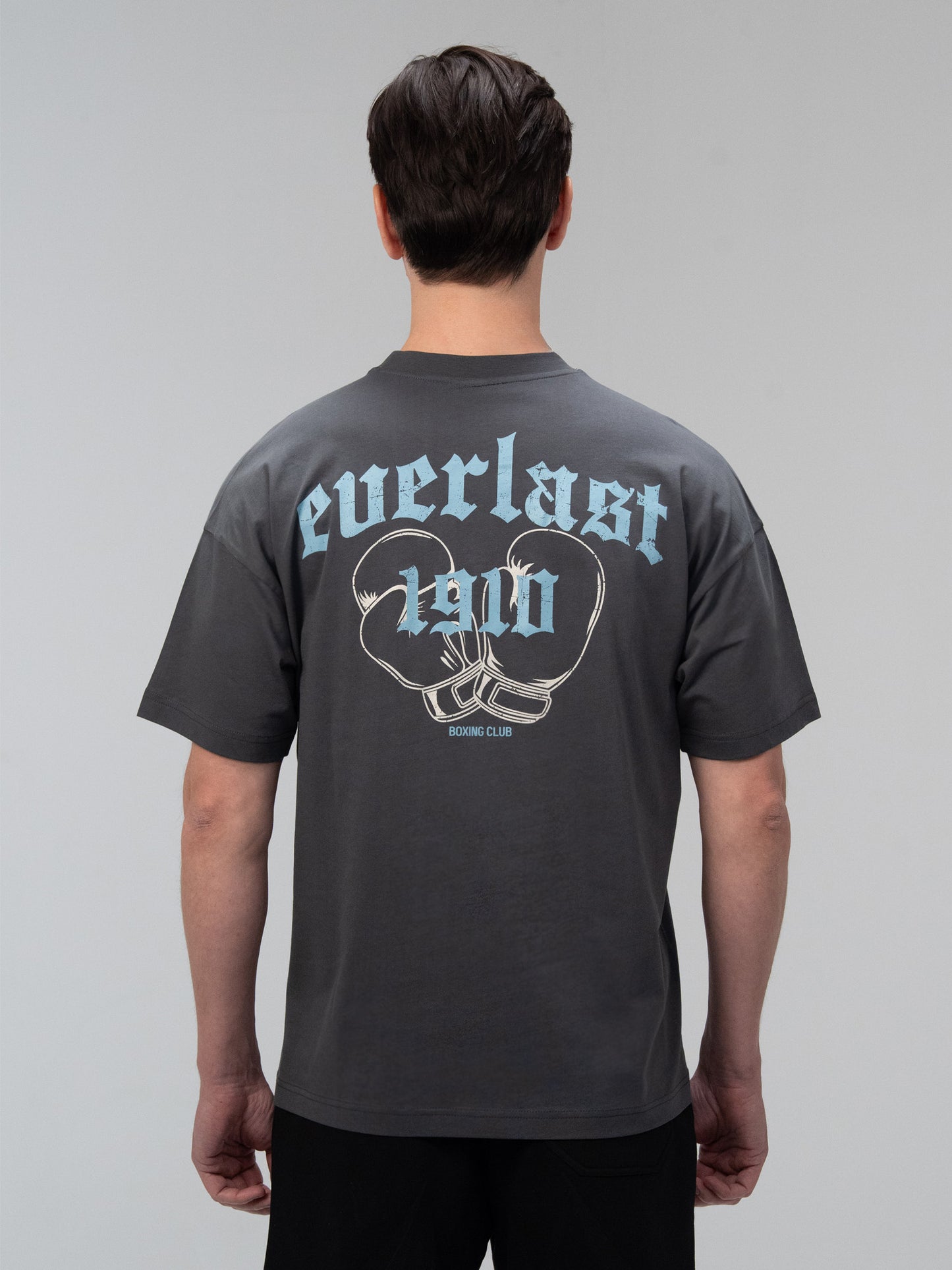 Everlast Graphic Collection Oversize Füme Erkek Tişört