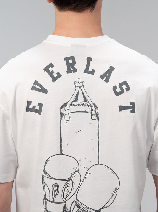 Everlast Graphic Collection Comfort Fit Beyaz Erkek Tişört