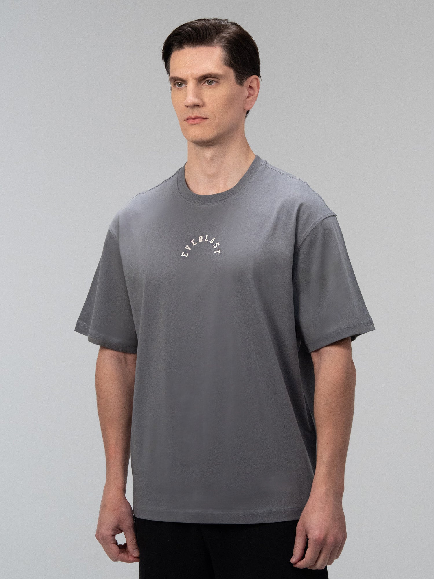 Everlast Graphic Collection Comfort Fit Koyu Gri Erkek Tişört