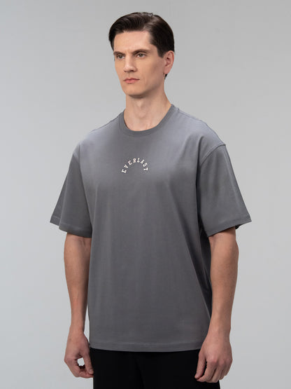 Everlast Graphic Collection Comfort Fit Koyu Gri Erkek Tişört