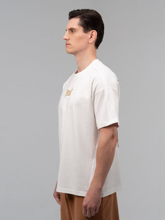 Everlast Boxing Heritage Oversize Beyaz Erkek Tişört