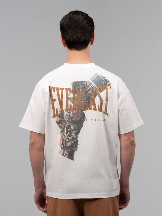 Everlast Boxing Heritage Oversize Beyaz Erkek Tişört