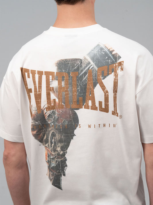 Everlast Boxing Heritage Oversize Beyaz Erkek Tişört