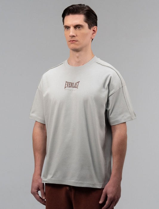 Everlast Boxing Heritage Oversize Açık Gri Erkek Tişört
