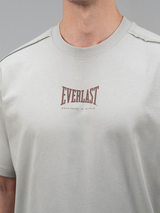 Everlast Boxing Heritage Oversize Açık Gri Erkek Tişört