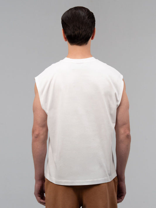 Everlast Boxing Heritage Oversize Beyaz Erkek Kolsuz Tiört