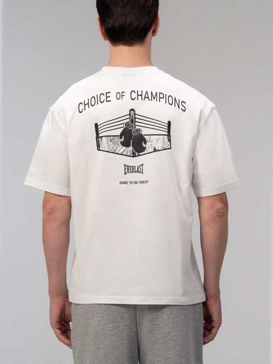Everlast Choice Of Champs Comfort Fit Beyaz Erkek Tişört