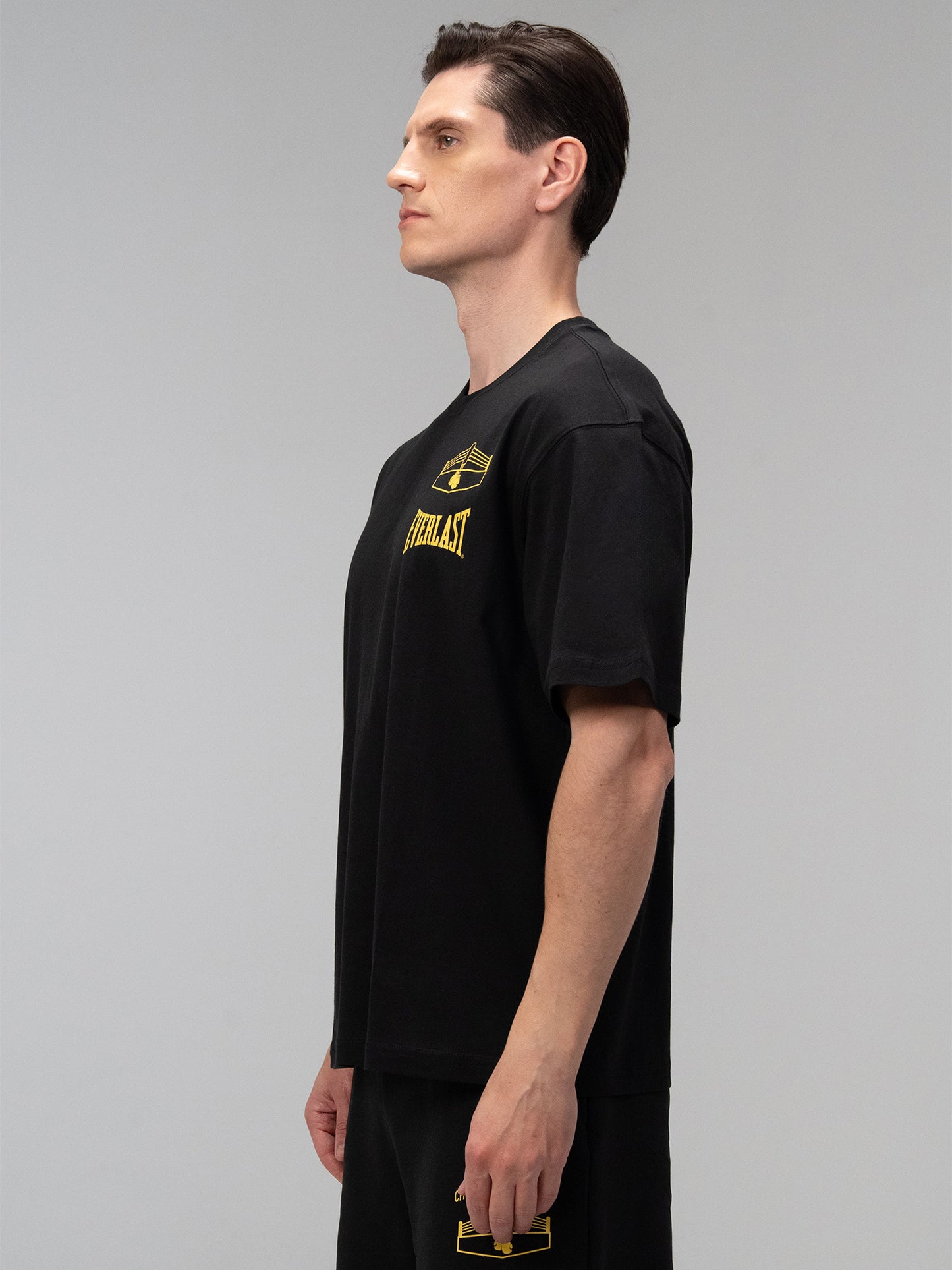 Everlast Choice Of Champs Comfort Fit Açık Siyah Erkek Tişört