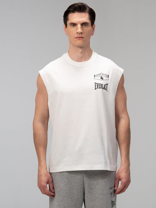 Everlast Choice Of Champs Comfort Fit Beyaz Erkek Kolsuz Tişört