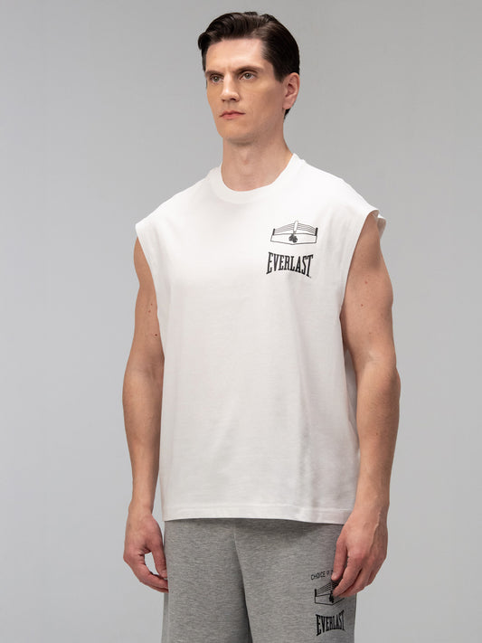 Everlast Choice Of Champs Comfort Fit Beyaz Erkek Kolsuz Tişört