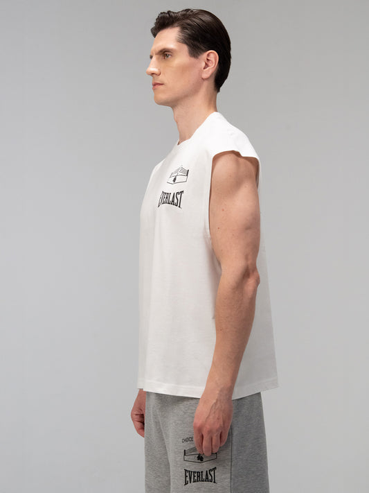 Everlast Choice Of Champs Comfort Fit Beyaz Erkek Kolsuz Tişört