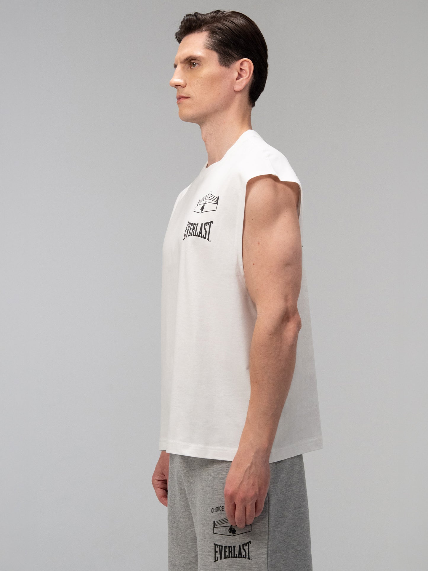 Everlast Choice Of Champs Comfort Fit Beyaz Erkek Kolsuz Tişört