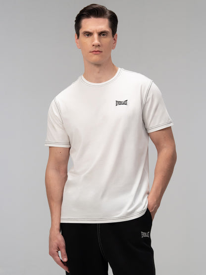 Everlast Dot Collection Regular Beyaz Erkek Tişört