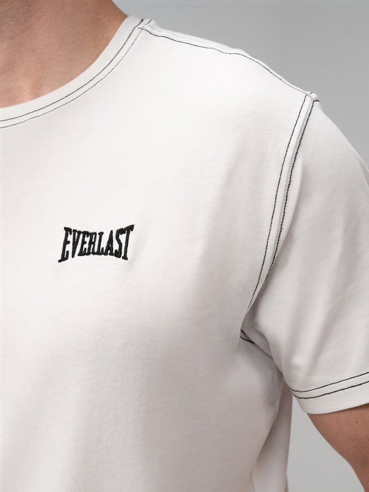 Everlast Dot Collection Regular Beyaz Erkek Tişört