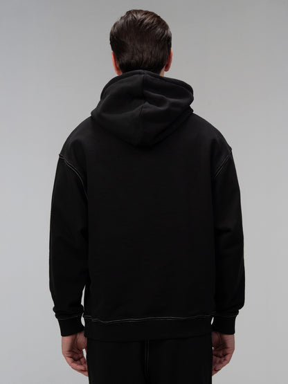 Everlast Dot Collection Comfort Fit Siyah Erkek Sweatshirt