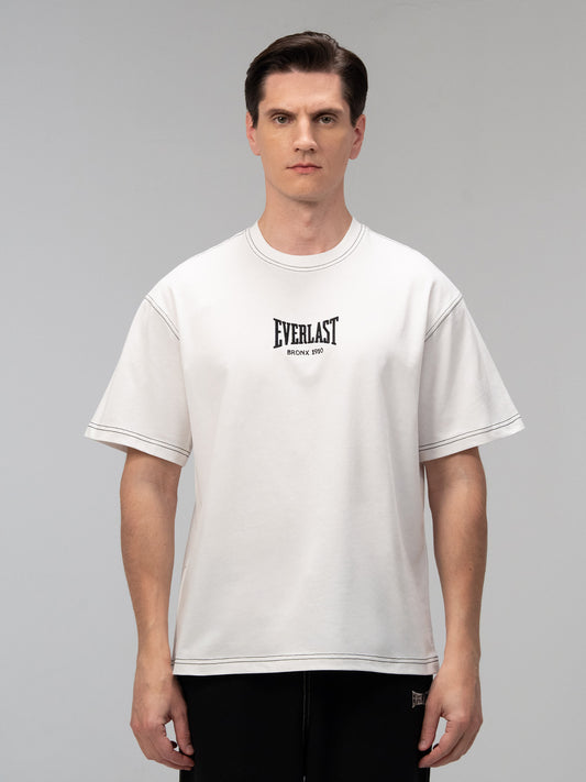 Everlast Dot Collection Comfort Fit Beyaz Erkek Tişört