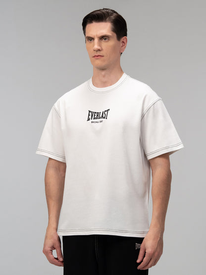 Everlast Dot Collection Comfort Fit Beyaz Erkek Tişört