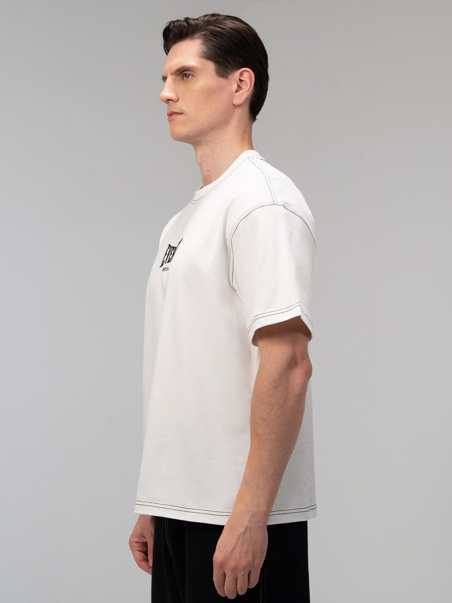 Everlast Dot Collection Comfort Fit Beyaz Erkek Tişört