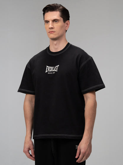 Everlast Dot Collection Comfort Fit Siyah Erkek Tişört