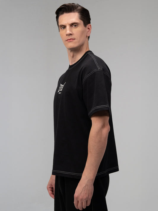 Everlast Dot Collection Comfort Fit Siyah Erkek Tişört