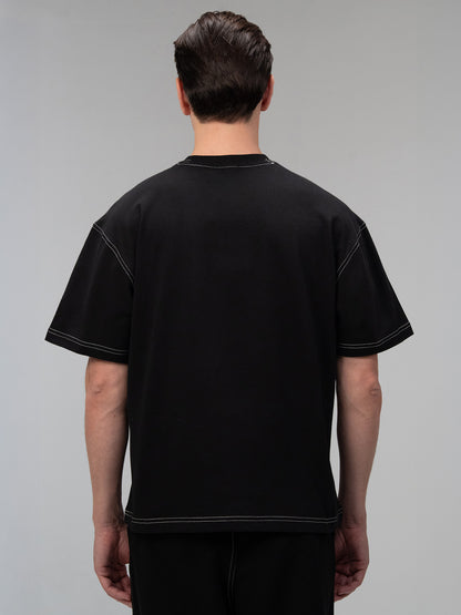 Everlast Dot Collection Comfort Fit Siyah Erkek Tişört