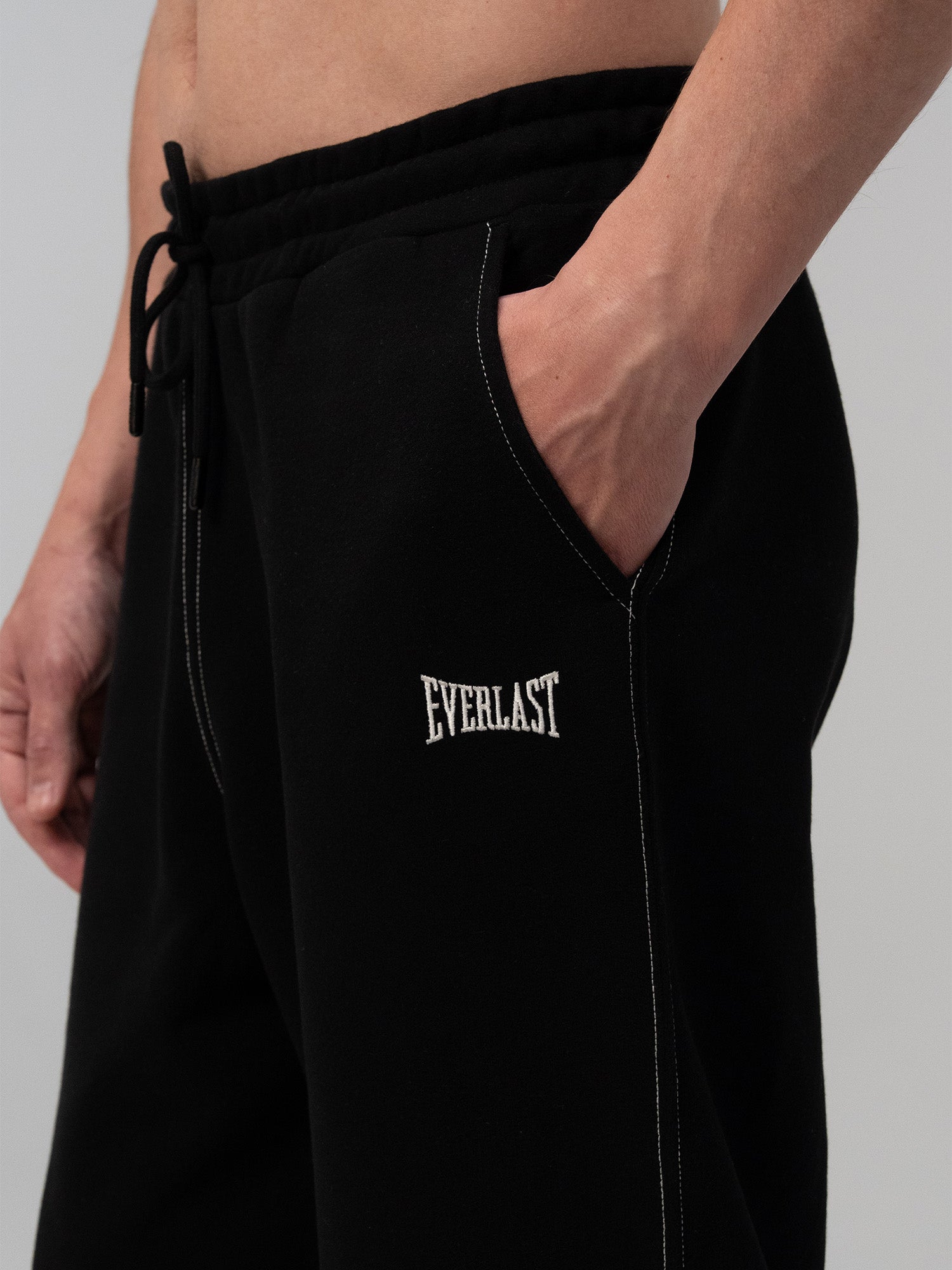 Everlast Dot Collection Comfort Fit Siyah Erkek Eşofman Altı