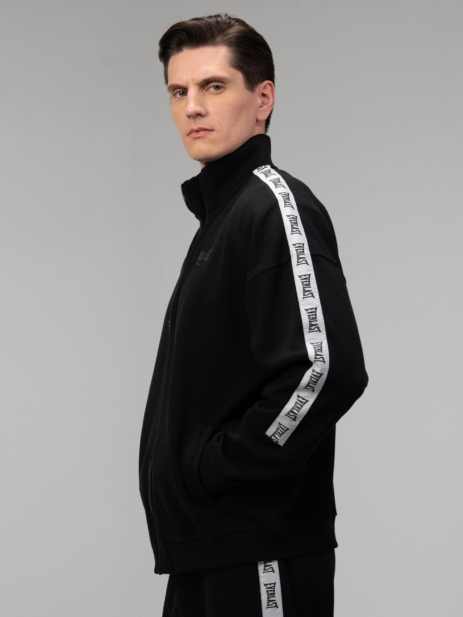 Everlast Retro Collection Oversize  Siyah Full Zip Sweatshirt