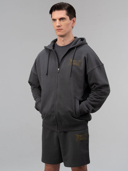 Everlast Authentic Boxing 2.0 Füme Fermuarlı Erkek Sweatshirt