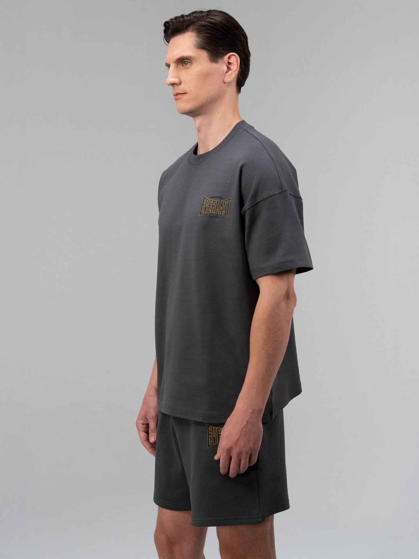 Everlast Authentic Boxing 2.0 Oversize Füme Erkek Tişört