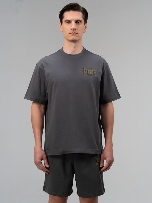 Everlast Authentic Boxing 2.0 Comfort Fit Füme Erkek Tişört