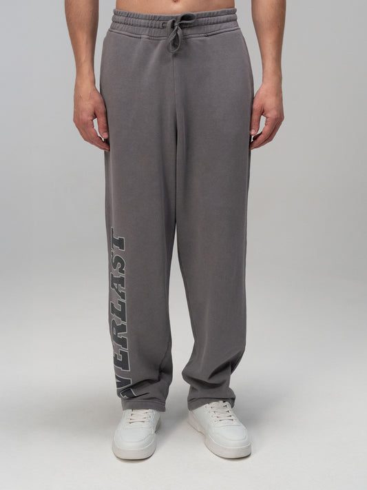 Everlast Giant Logo Oversize Koyu Gri Erkek Eşofman Altı