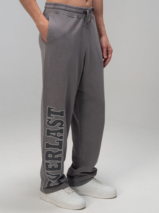 Everlast Giant Logo Oversize Koyu Gri Erkek Eşofman Altı