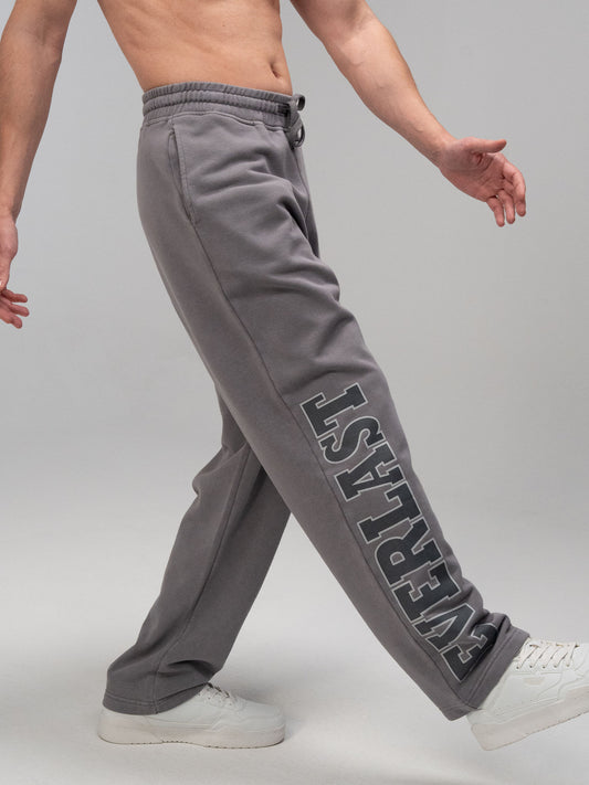 Everlast Giant Logo Oversize Koyu Gri Erkek Eşofman Altı