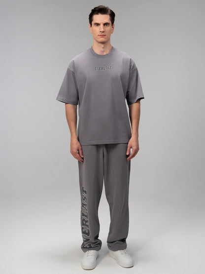 Everlast Giant Logo Oversize Koyu Gri Erkek Eşofman Altı