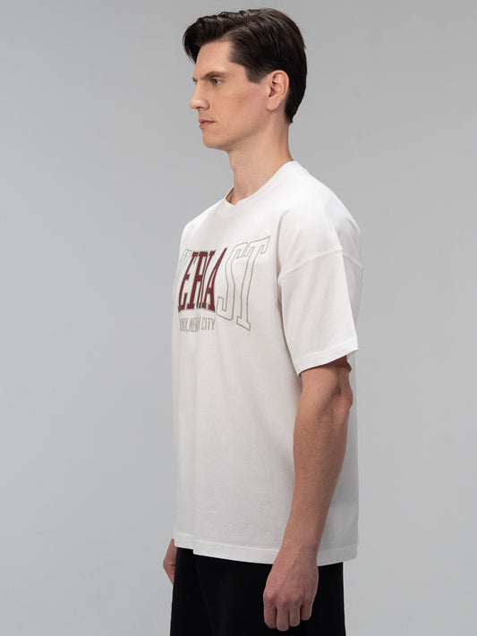 Everlast Iconic Rest Oversize Beyaz Erkek Tişört