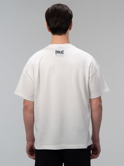 Everlast Iconic Rest Oversize Beyaz Erkek Tişört