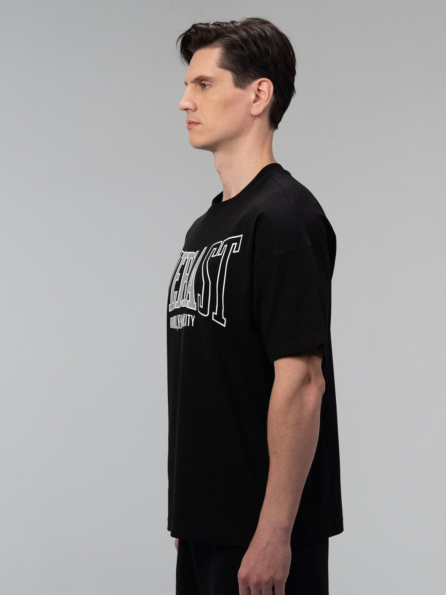 Everlast Iconic Rest Oversize Siyah Erkek Tişört