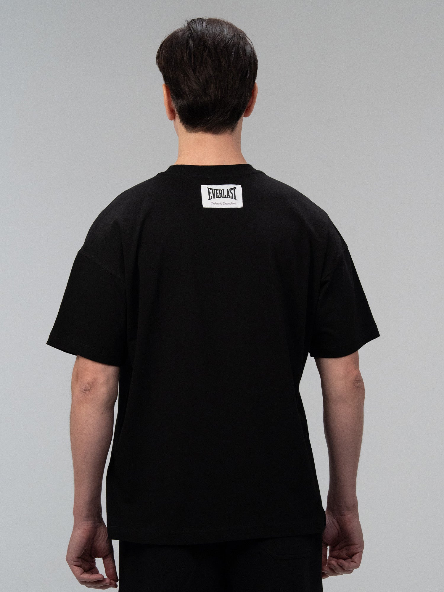 Everlast Iconic Rest Oversize Siyah Erkek Tişört