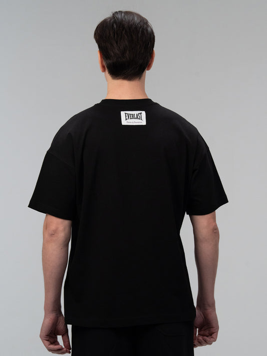 Everlast Iconic Rest Oversize Siyah Erkek Tişört