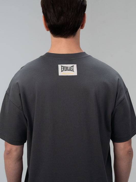 Everlast Iconic Rest Oversize Füme Erkek Tişört