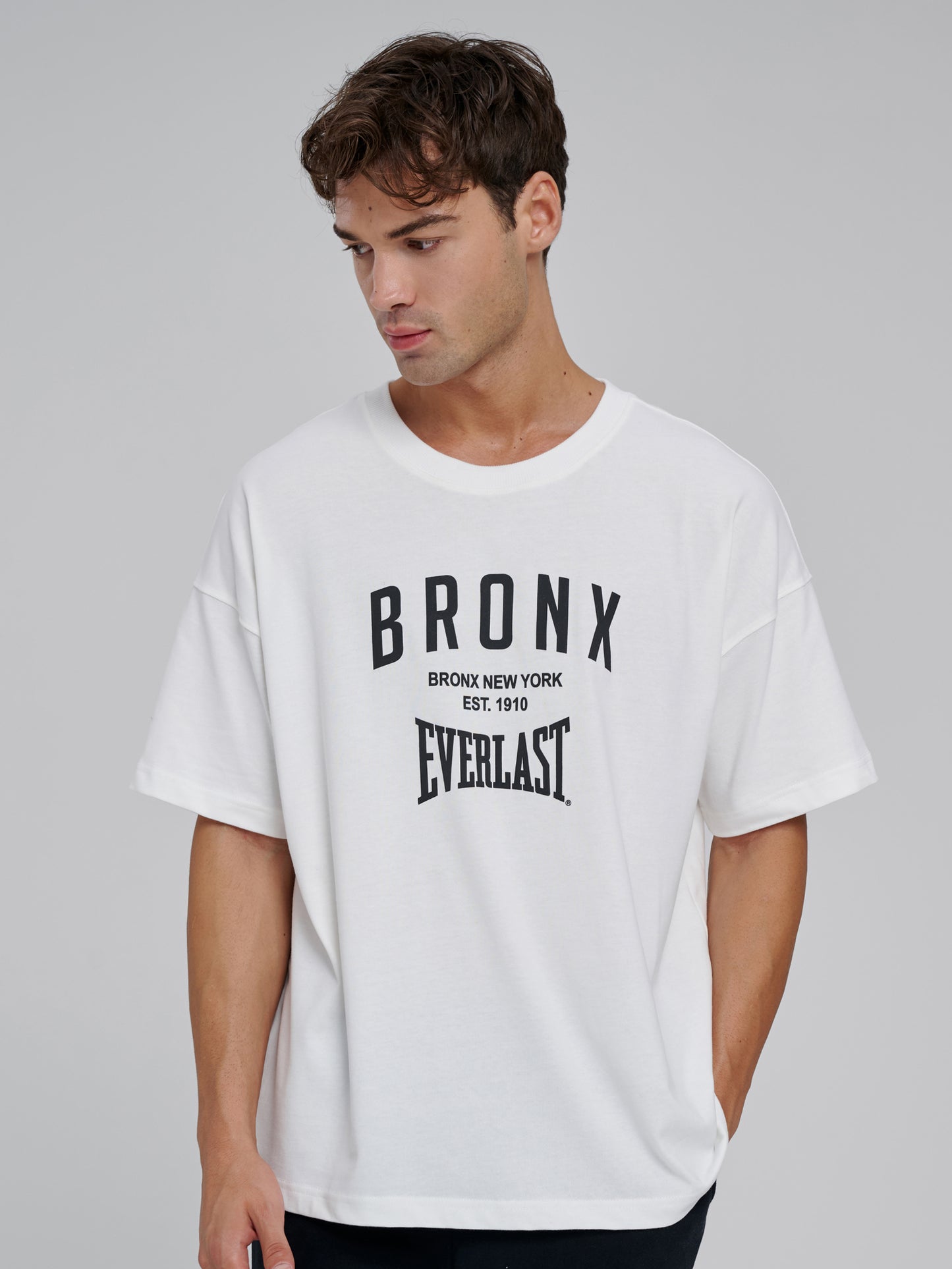 Everlast Bronx NYC 2.0 Oversize Beyaz Erkek Tişört