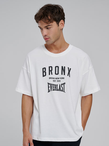 Everlast Bronx NYC 2.0 Oversize Beyaz Erkek Tişört
