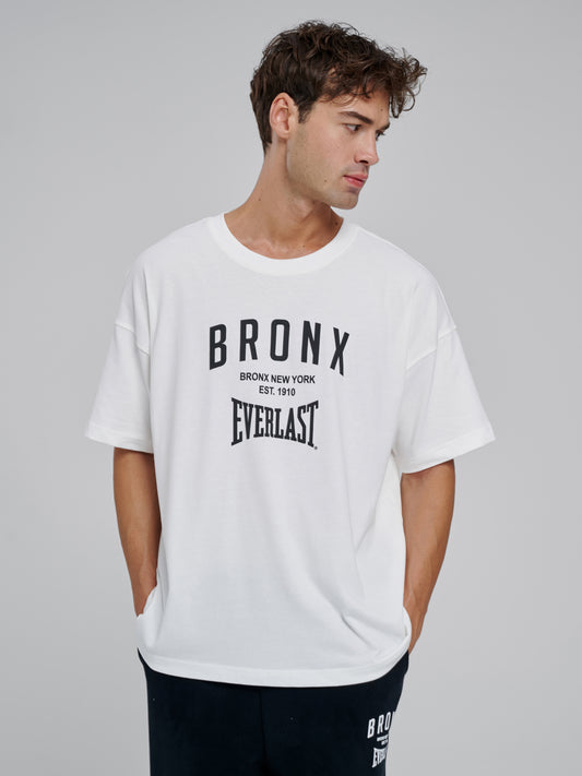 Everlast Bronx NYC 2.0 Oversize Beyaz Erkek Tişört