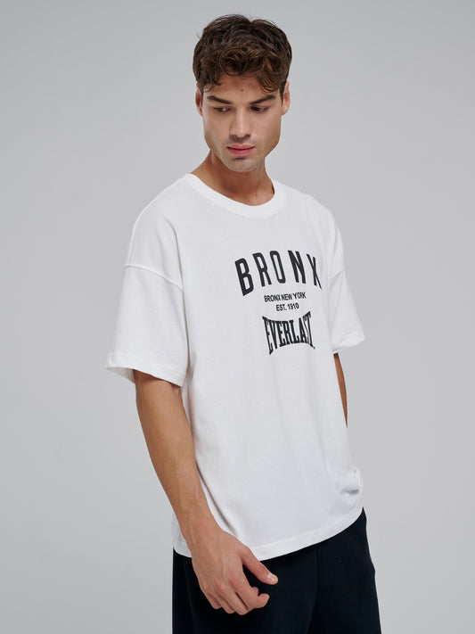 Everlast Bronx NYC 2.0 Oversize Beyaz Erkek Tişört