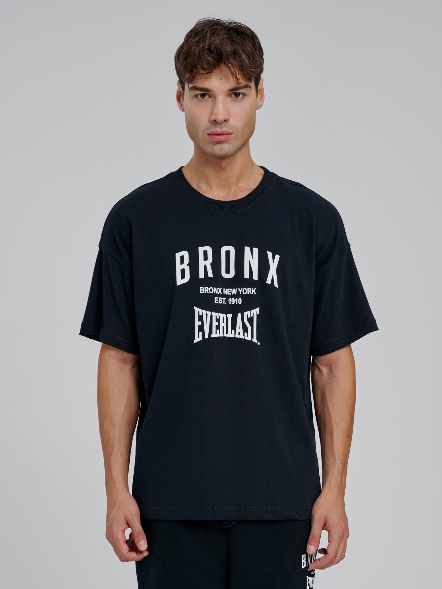 Everlast Bronx NYC 2.0 Oversize Siyah Erkek Tişört