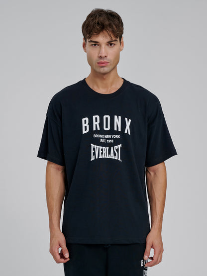 Everlast Bronx NYC 2.0 Oversize Siyah Erkek Tişört