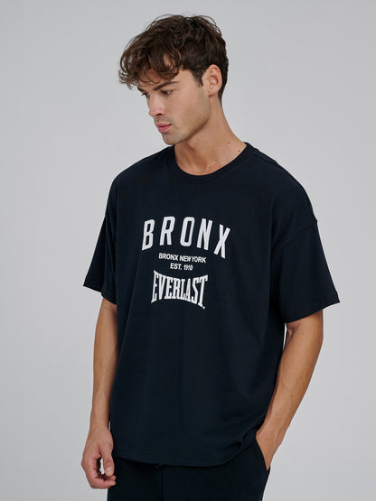 Everlast Bronx NYC 2.0 Oversize Siyah Erkek Tişört