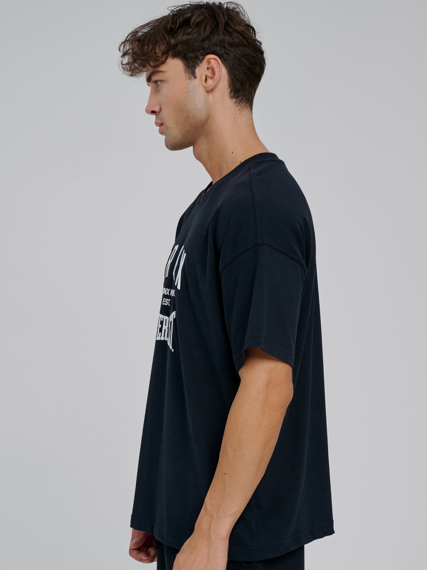 Everlast Bronx NYC 2.0 Oversize Siyah Erkek Tişört