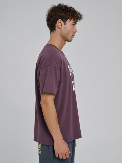 Everlast Bronx NYC 2.0 Oversize Mor Erkek Tişört