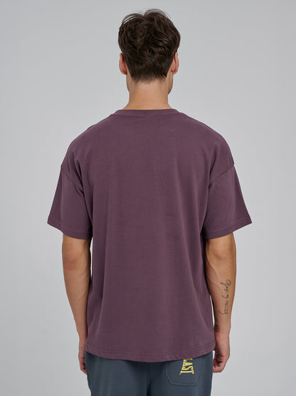 Everlast Bronx NYC 2.0 Oversize Mor Erkek Tişört